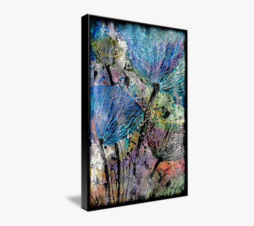 More Traditional Art Styles And Celebrate With Me The - 22a Abstract Floral Painting Digital Expressionism, transparent png download