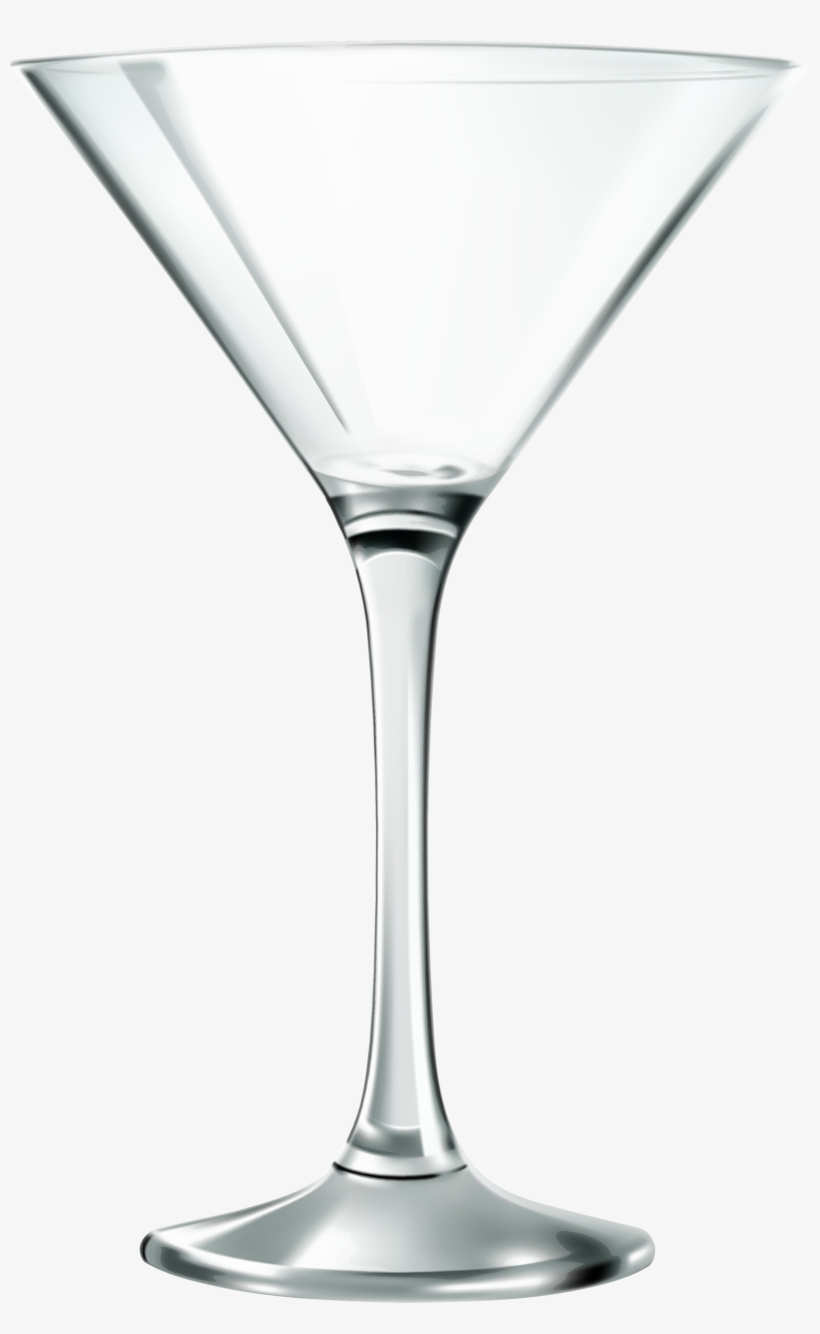 Margarita Clipart Bar Glass - Empty Martini Glass Png, transparent png download