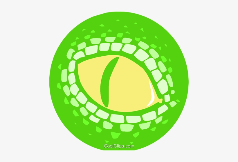 Reptiles Eye Royalty Free Vector Clip Art Illustration - Reptile Eye Vector, transparent png download
