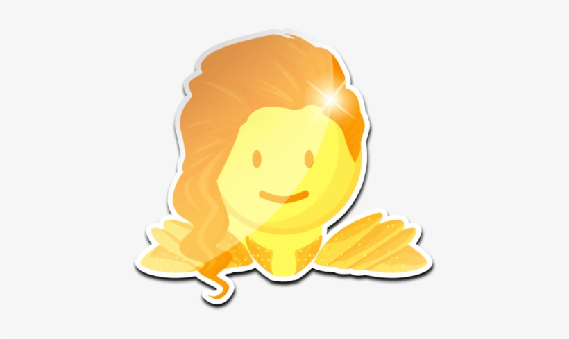 Golden Heavy Cross - Cartoon, transparent png download