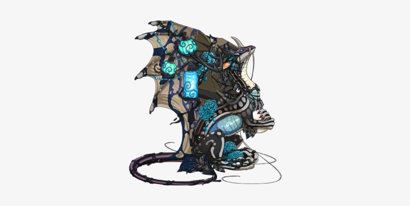 31798780 350 - Blue Female Dragon, transparent png download