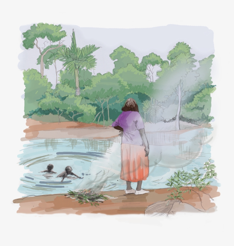 Illustrations For Indigenous Health And Wellbeing Resources - Painting, transparent png download