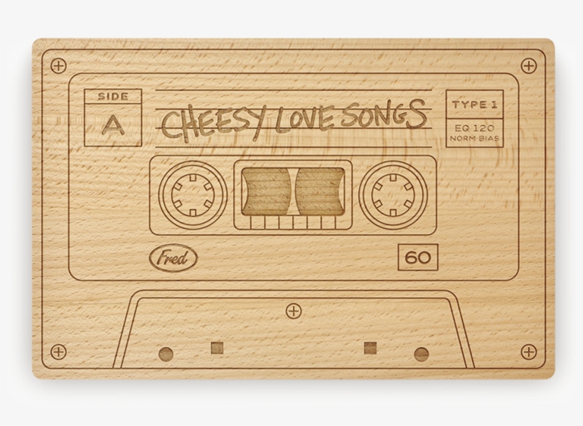 Fred Cheesy Love Songs Cassette Tape Cheese, transparent png download