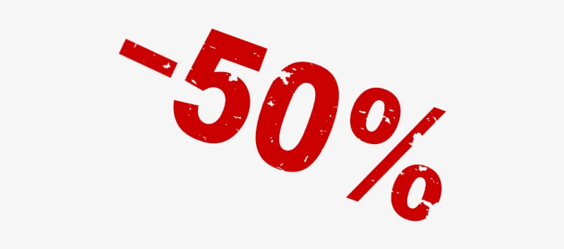 Ri - Pinger - - 50 Off Sign, transparent png download