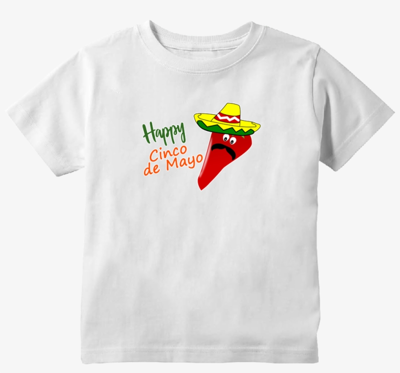 Happy Cinco De Mayo Mexican Sombrero Toddler T-shirt - Genius Series Genius Tee - Chaplin Chaplin, transparent png download
