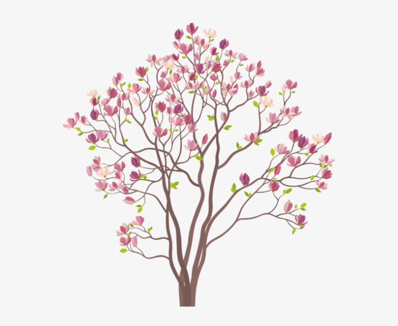 Árvores Árvore Folhas Rosa 2 Png - Seasonal Tree Wall Stickers Uk, transparent png download