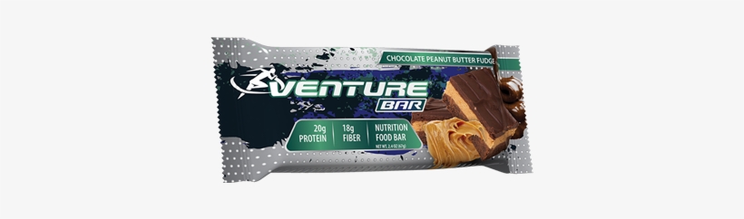 Get A Free Free Venture Health Bar - Venture Bars 12 Bars Chocolate Peanut Butter Fudge, transparent png download