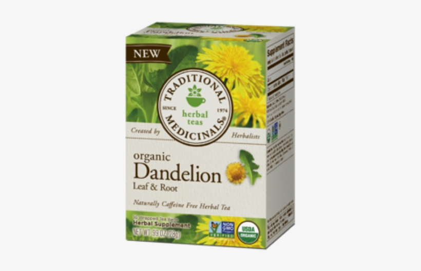 Traditional Medicinals Dandelion Tea - Traditional Medicinals Dandelion Leaf And Root Tea, transparent png download