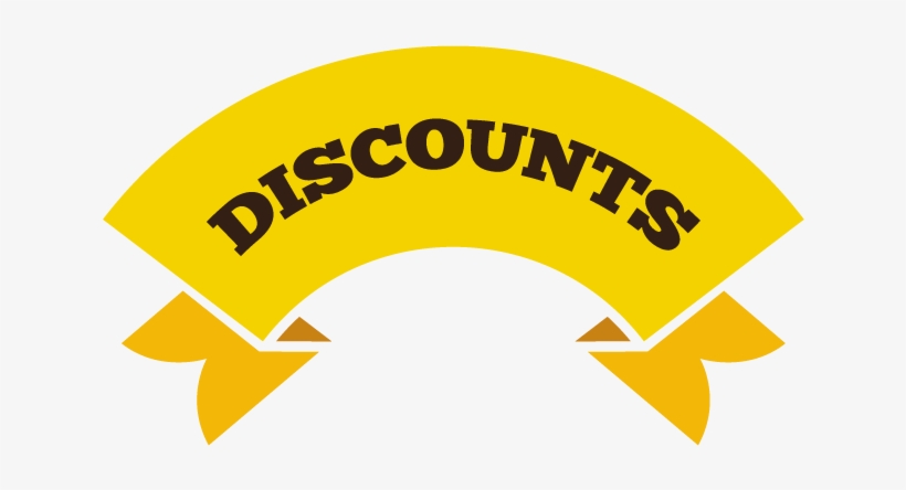 Discount Label With Yellow Ribbon - Sale Png Yellow, transparent png download