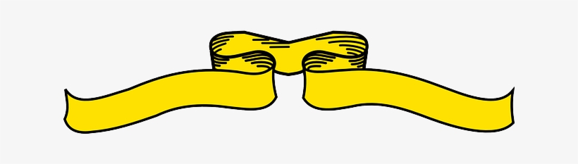 Certificate, Yellow, Ribbon, Gift, Present, Event - Pita Kuning Png, transparent png download