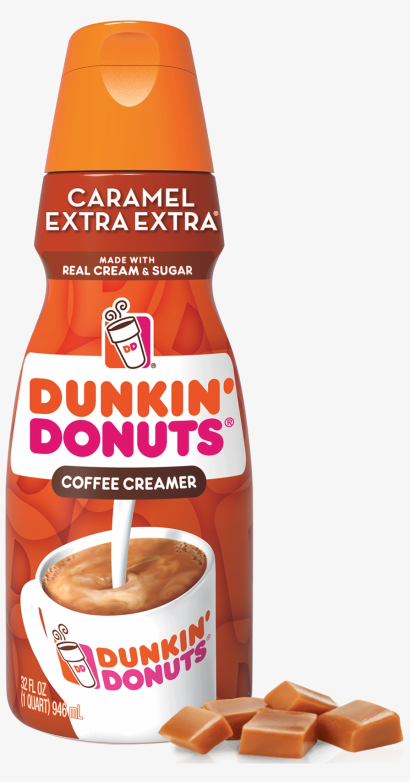Dunkin Donuts Caramel Extra Coffee Creamer Png Dunkin - Dunkin Donuts Coffee, Ground, Medium Roast, Dunkin', transparent png download