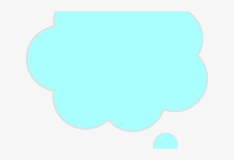 Small Clipart Thought Bubble - Clip Art, transparent png download