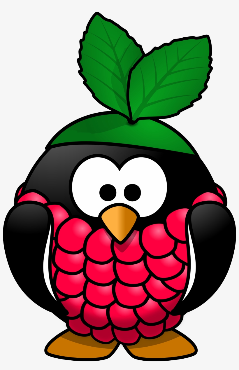 This Free Icons Png Design Of Raspberry Penguin, transparent png download