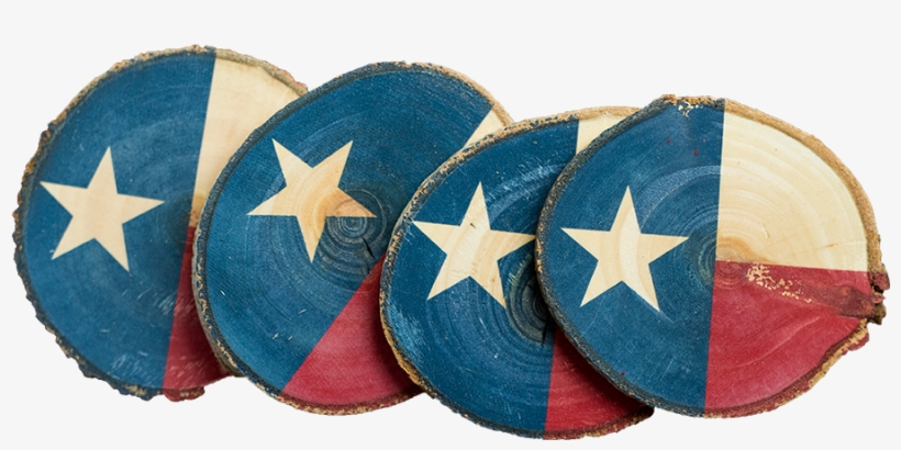 Texas Flag - Black T Shirt With White Stars, transparent png download