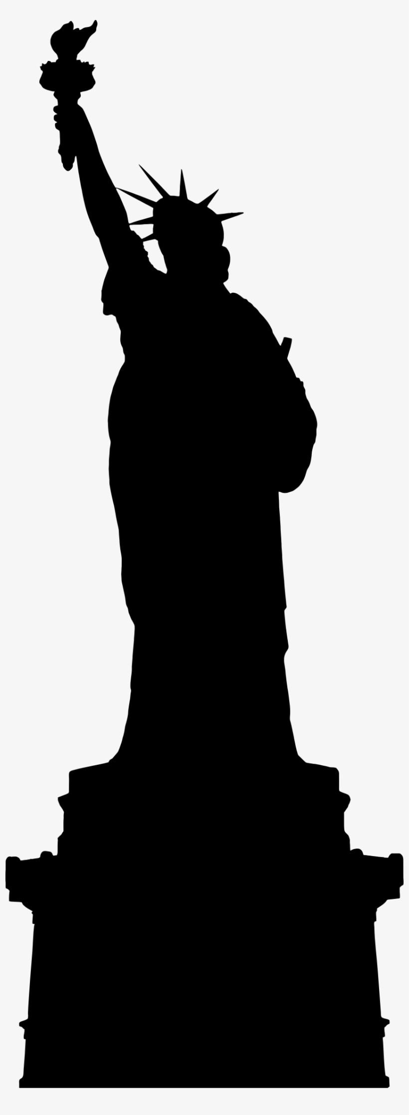 This Free Icons Png Design Of Statue Of Liberty Silhouette, transparent png download