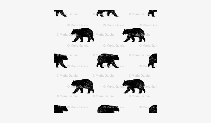 Black Bear Silhouette - Rblack, transparent png download