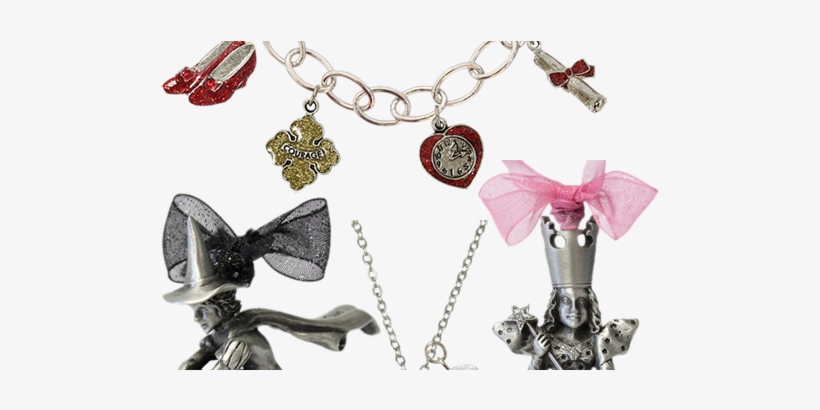 Extremely Ideas Wizard Of Oz Charm Bracelet Curiozity - Wizard Of Oz Charm Bracelet & Slippers Pendant, transparent png download