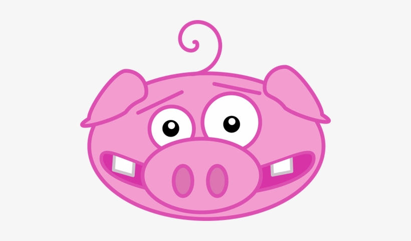 Wild Hog Clipart - Pig Funny Cartoon Png, transparent png download