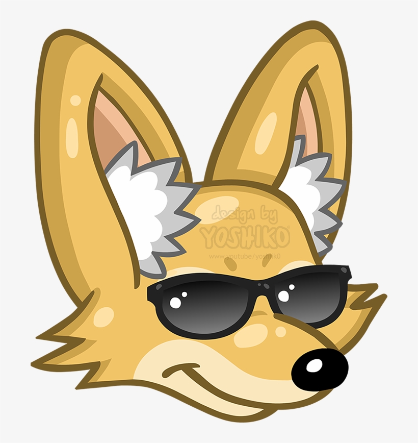 Author Comments - Cartoon Fennec Fox, transparent png download