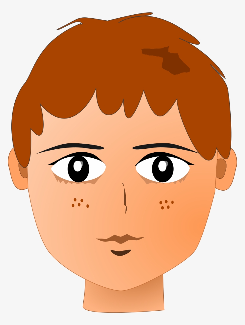 This Free Icons Png Design Of Teenager Red Hair, transparent png download