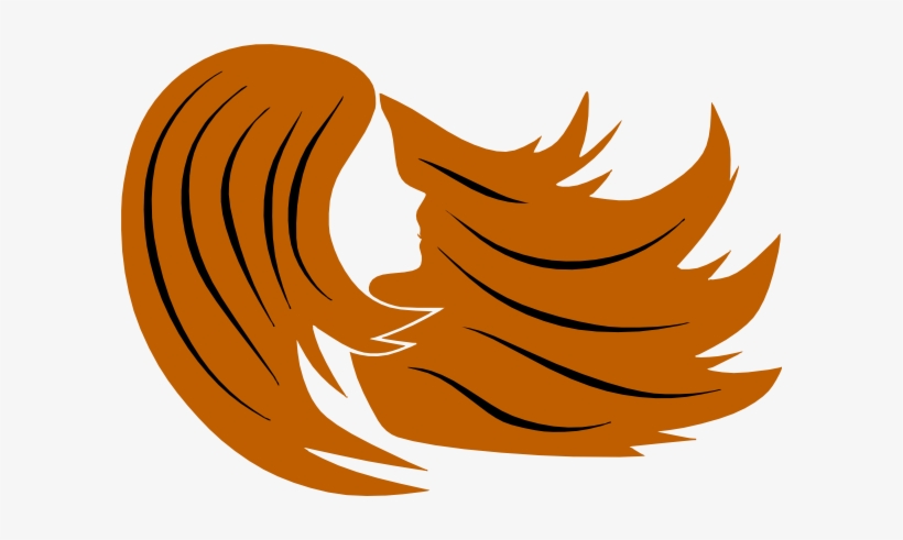 Red Hair Clip Art - Hair Clipart, transparent png download