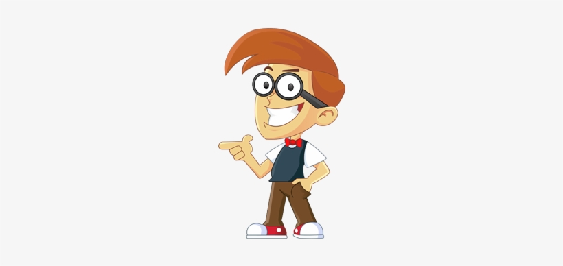 Geek-character - Character Png, transparent png download