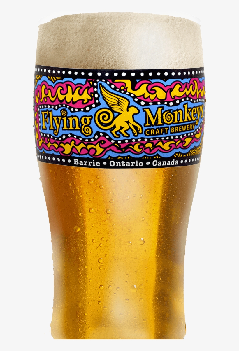 Fmbeerglass Nofill - Flying Monkey Beer Glass, transparent png download