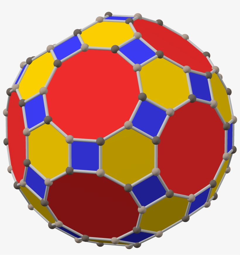 Polyhedron Great Rhombi 12-20 - Archimedean Solid, transparent png download