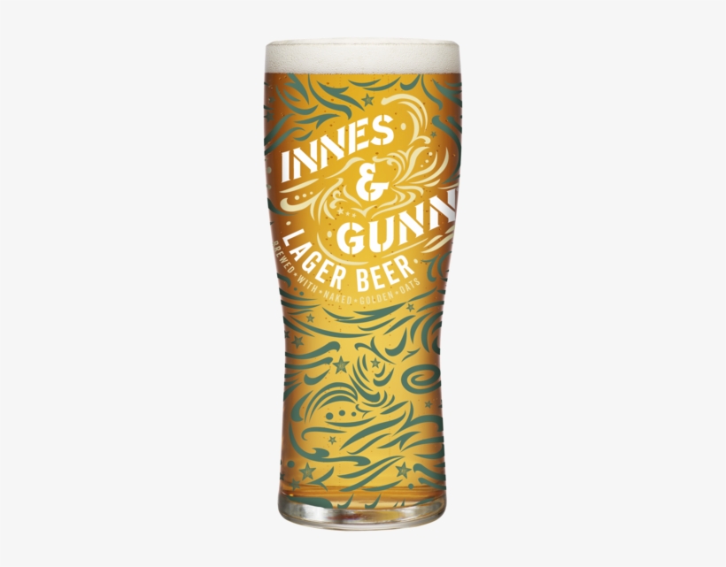 Innes & Gunn Lager Pint Glass - Innis And Gunn Draught, transparent png download