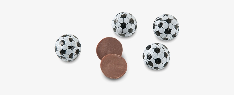 Foiled Solid Milk Chocolate Soccer Balls - Chocolate Soccer Balls, transparent png download