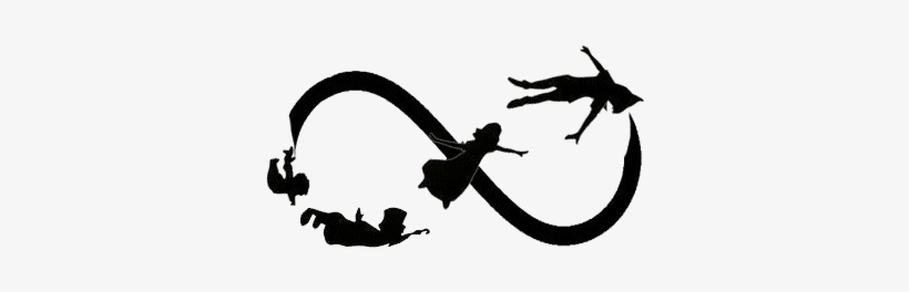 Peter Pan, Infinity, And Disney Image - Peter Pan Infinity Symbol, transparent png download