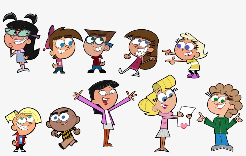 What Would Timmy And Friends Look Like In The Sixth - Cartoon, transparent png download