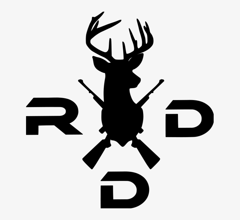 Personalize Tumblers, Ramblers And Growlers Powder - Deer Head Silhouette Blue, transparent png download