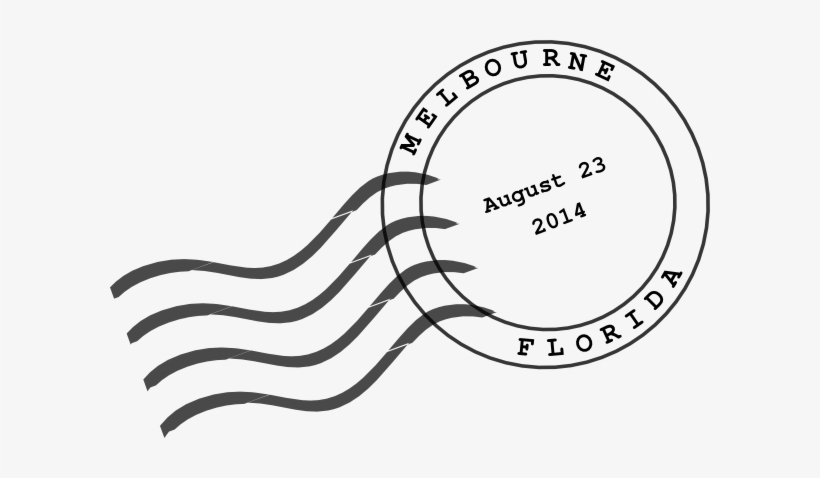 Clipart Info - Postmark Melbourne Fl, transparent png download