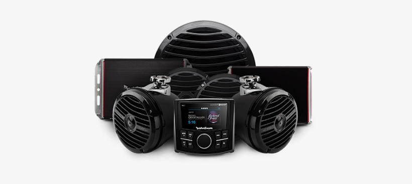 Polaris Kits - Rockford Fosgate - Pmx-2 - Punch Marine Compact Am/fm/wb, transparent png download
