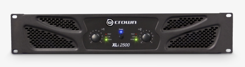 Xli2500 Front Shadow Straight On Tiny Square - Crown Xli1500 Stereo Power Amplifier, transparent png download