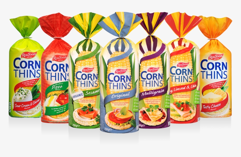 Our Story Banner - Real Foods Corn Thins Organic Sesame 150gms, transparent png download