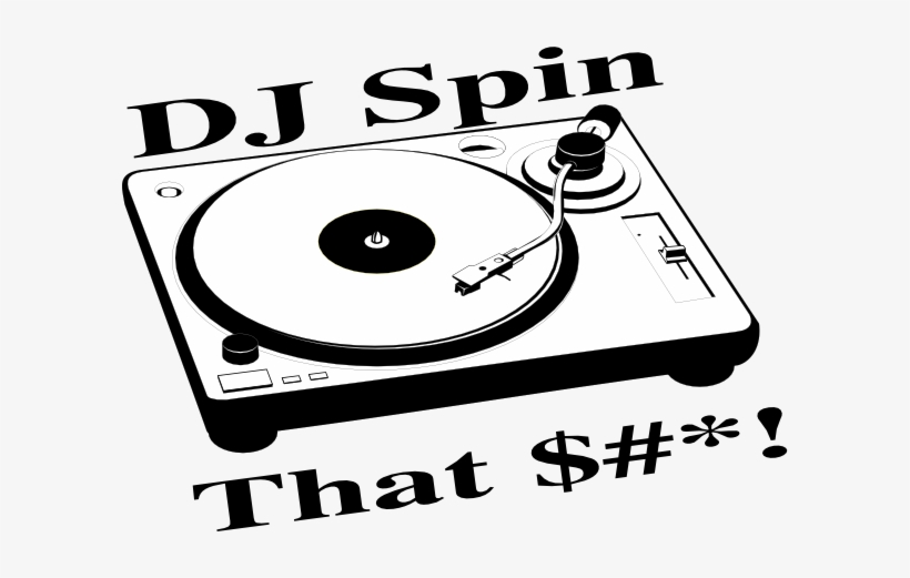 Dj Clipart Turntable - Dj Spin Transparent PNG - 600x441 - Free
