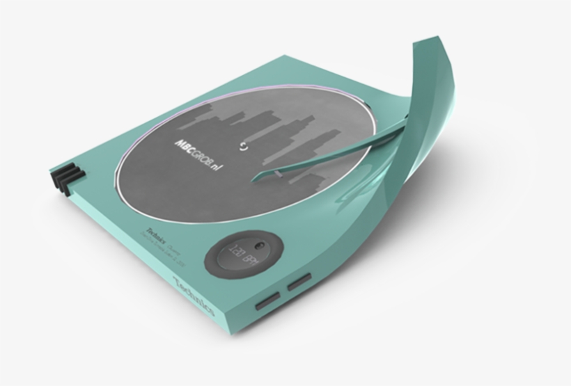 Technics Dj Turntable Design In A Postmodern Style - Design, transparent png download