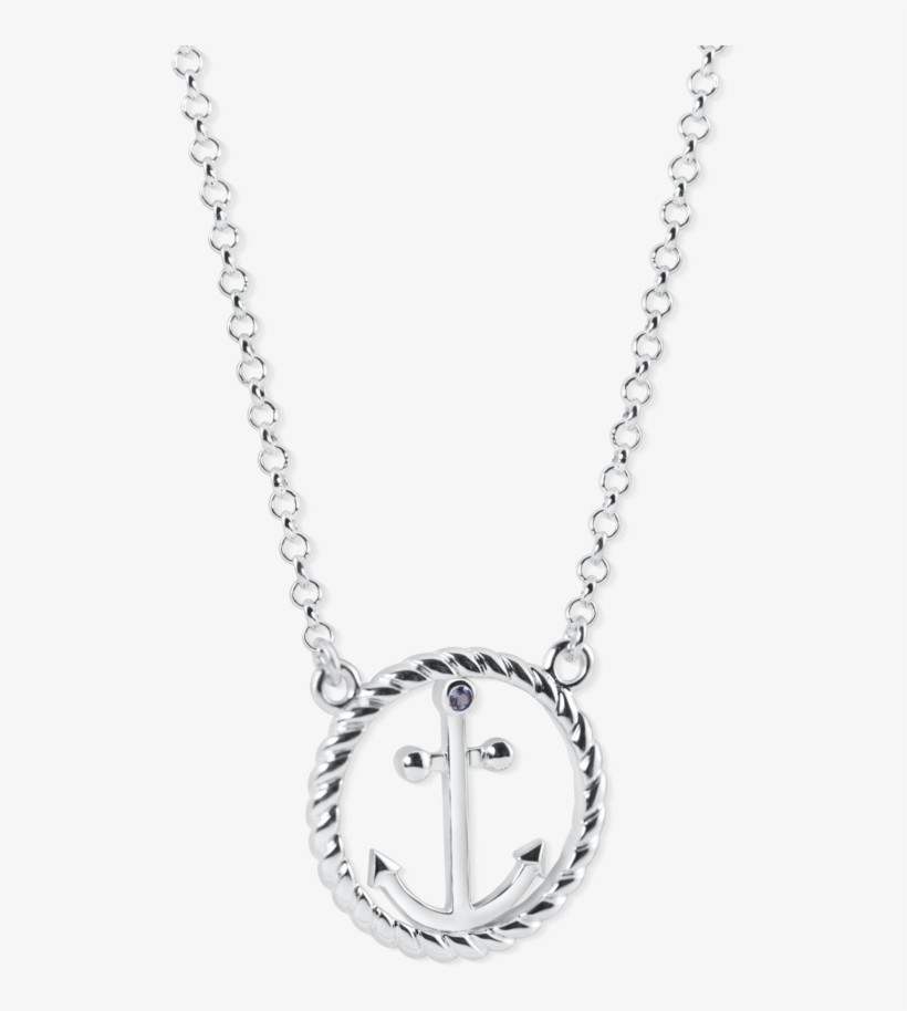 Circle Rope Anchor Necklace - Necklace, transparent png download
