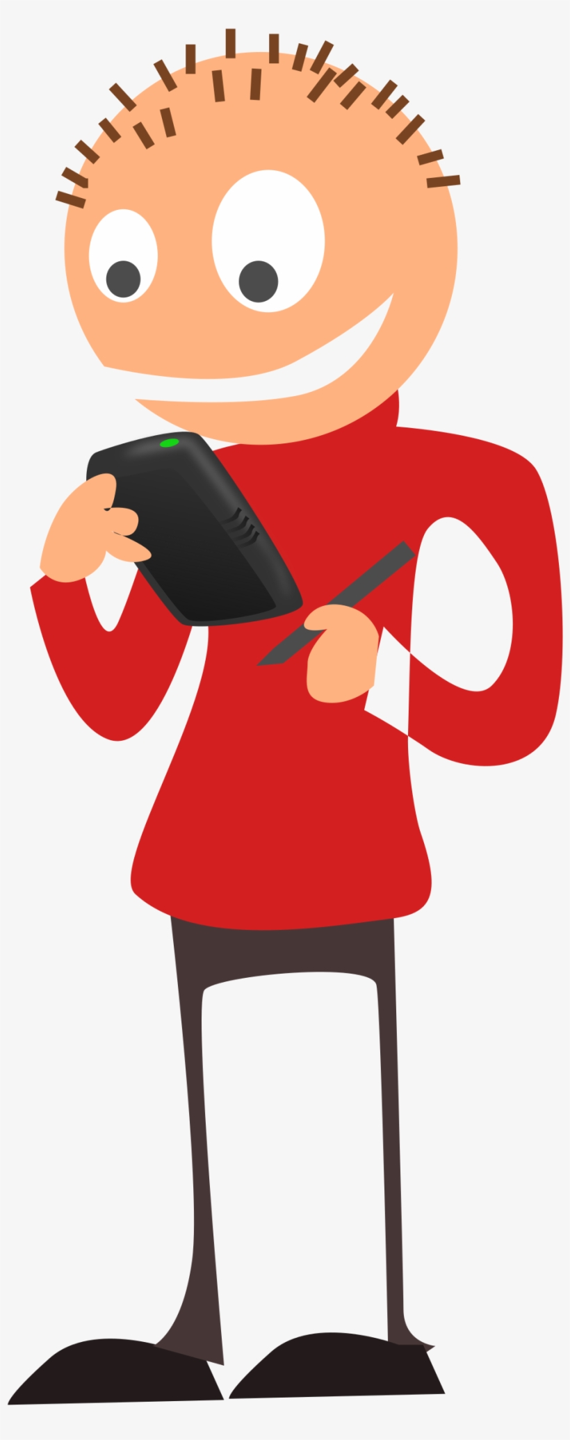 Graphic Free Download Excitement Big Image Png - Icon User Smartphone Png, transparent png download