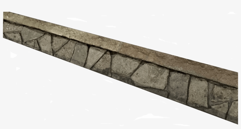 Random Stone Ledge Concrete Stamp Step Insert - Stone Wall, transparent png download