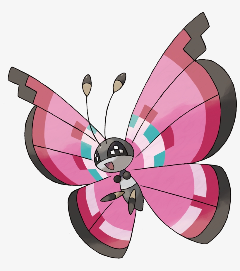 Putting A Santa Hat On Your Avatar - Vivillon Evolution, transparent png download