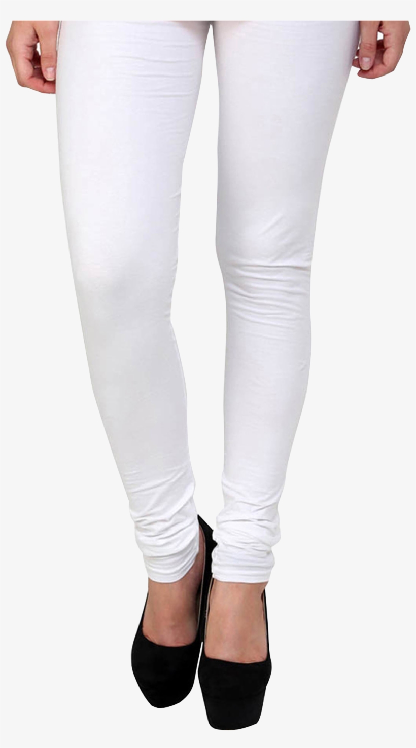 Cocakart White Cotton Lycra Legging Svg Royalty Free - Leggings Cotton Lycra White, transparent png download