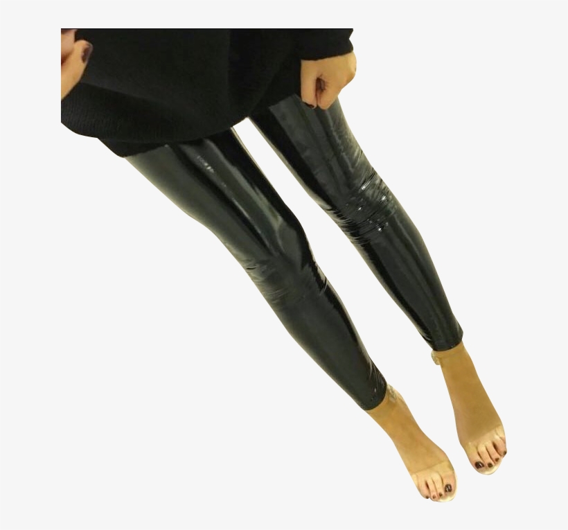 Vinyl Leggings - Leggings, transparent png download