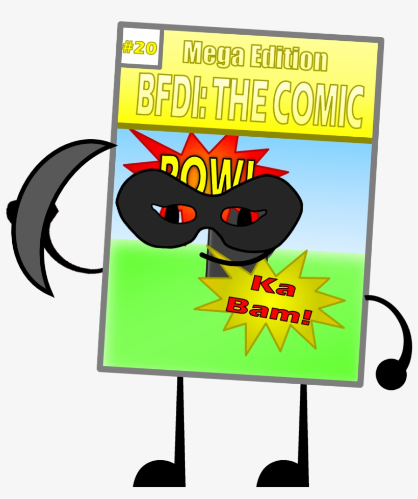 Mega Comic Book By Supercdworld-d7vn5ld - Object Mega Evolution Bfdi, transparent png download
