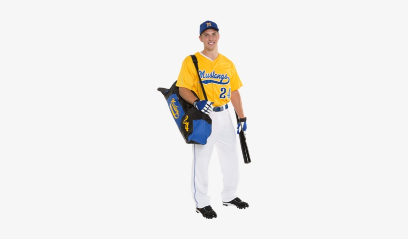 Game Day Uniform - Royal Blue And Gold Baseball Uniforms, transparent png download