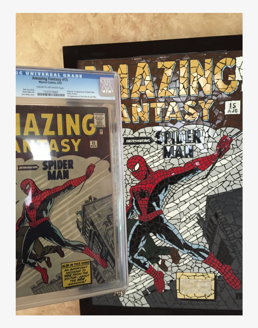 Spiderman-5 - Amazing Fantasy #15: Vintage Marvel Poster Series, transparent png download