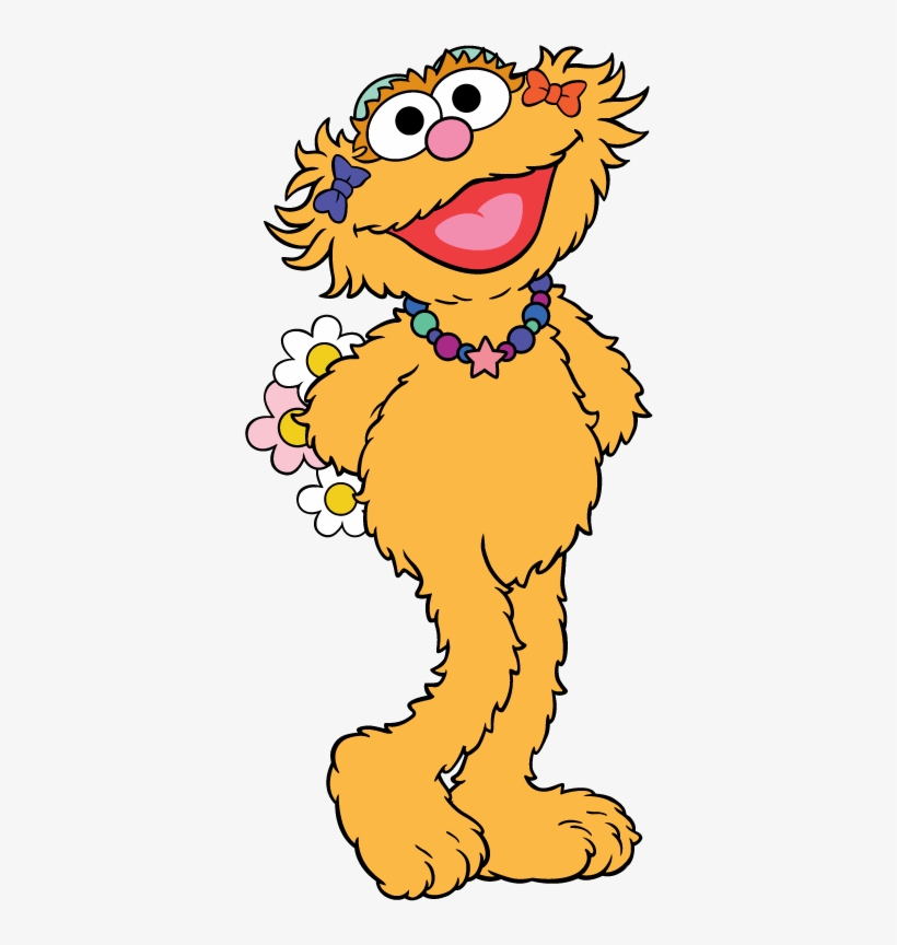 Pin By Marcia Rue On Carl - Zoe Sesame Street Clipart, transparent png download