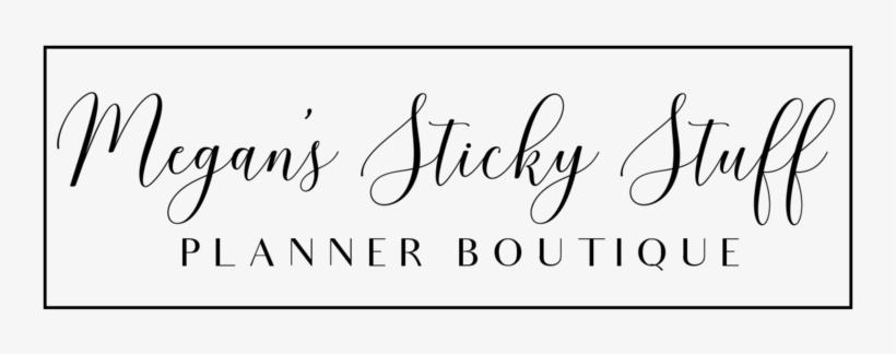 Megan's Sticky Stuff - Calligraphy, transparent png download